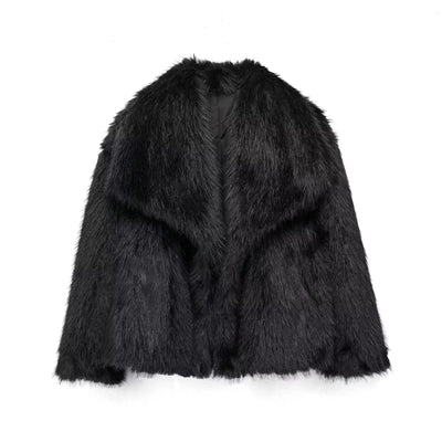 Luxurious Faux Fur Coat for Chic Winter Style – Elegant, Warm, and Eco-Friendly