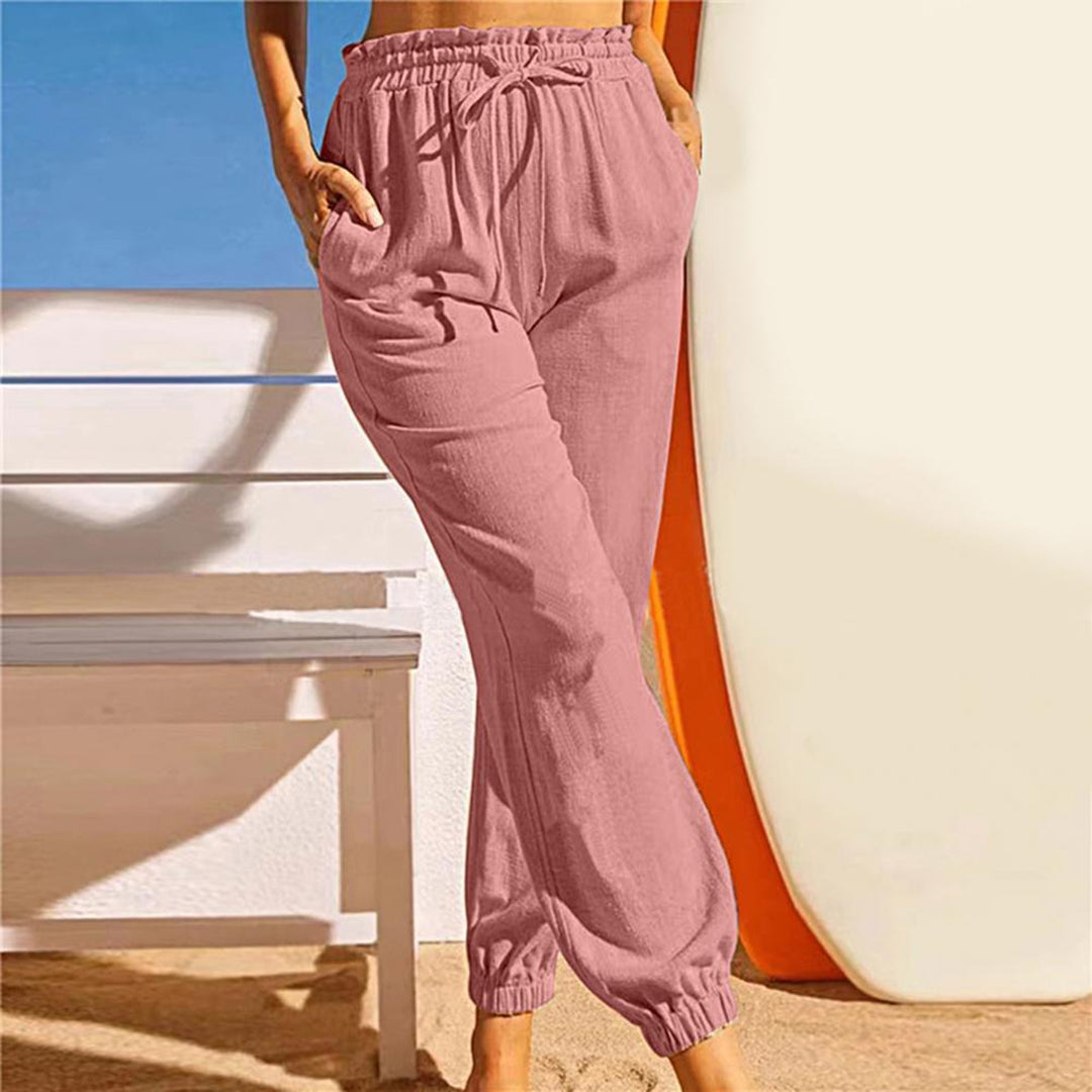 MONA™ | Elegant Cotton Linen Trousers for Casual Wear