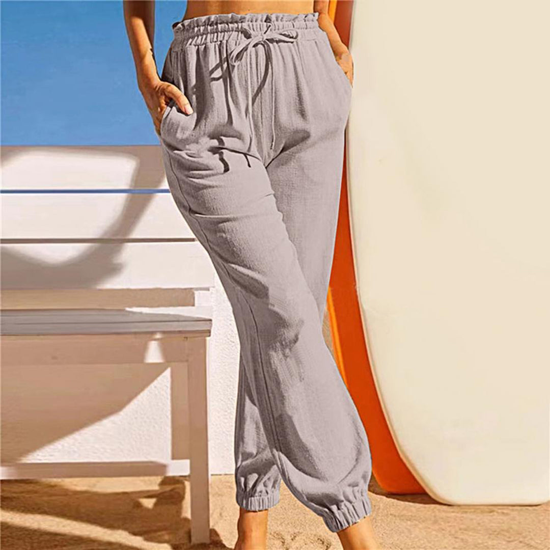 MONA™ | Elegant Cotton Linen Trousers for Casual Wear