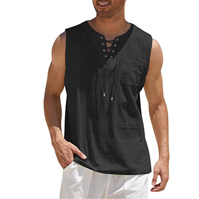 Men’s Linen Sleeveless Top – Breathable, Lightweight, and Perfect for Summer