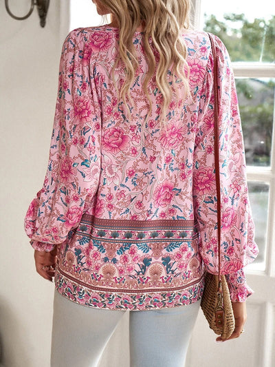 Arya Floral Elegance Blouse - Elevate Your Wardrobe!