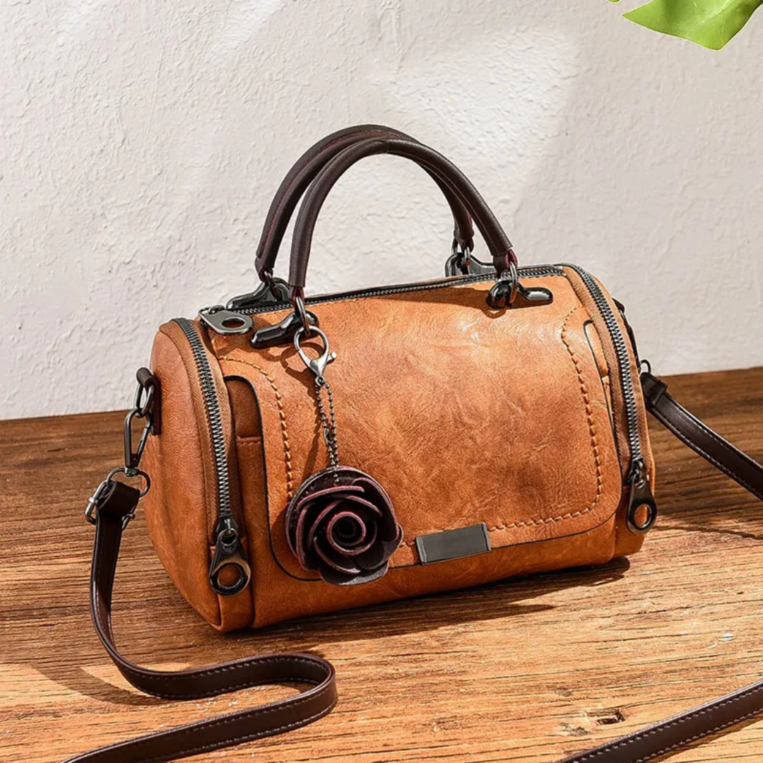 Dahlia Boston Bag | Chic & Versatile with Retro Elegance