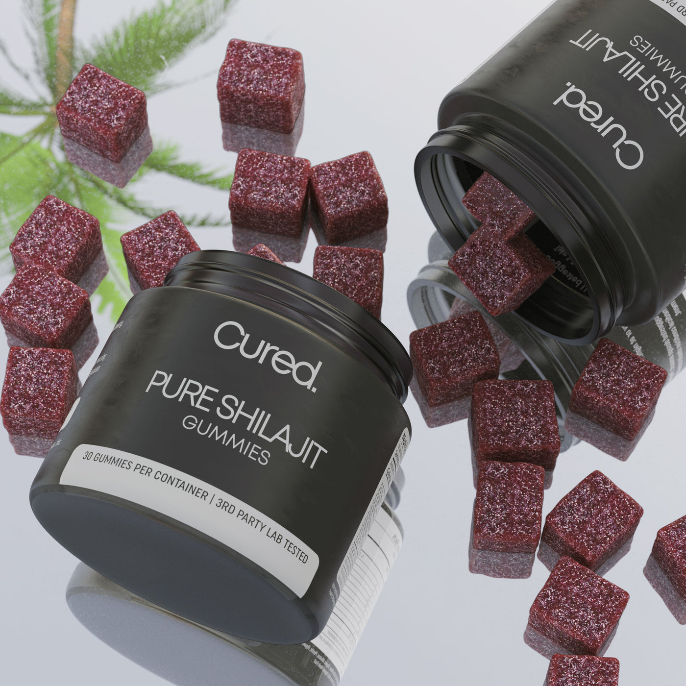 CURED® Authentic Shilajit Gummies - Elevate your wellness naturally!