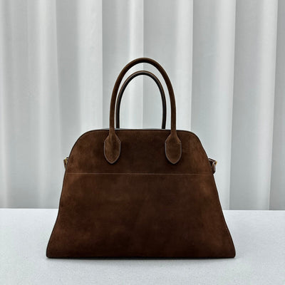 Elegant Suede Leather Tote Bag