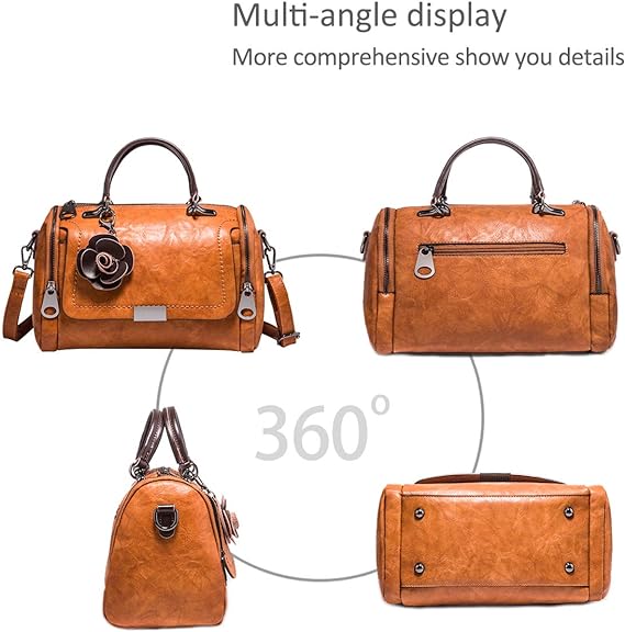 Dahlia Boston Bag | Chic & Versatile with Retro Elegance