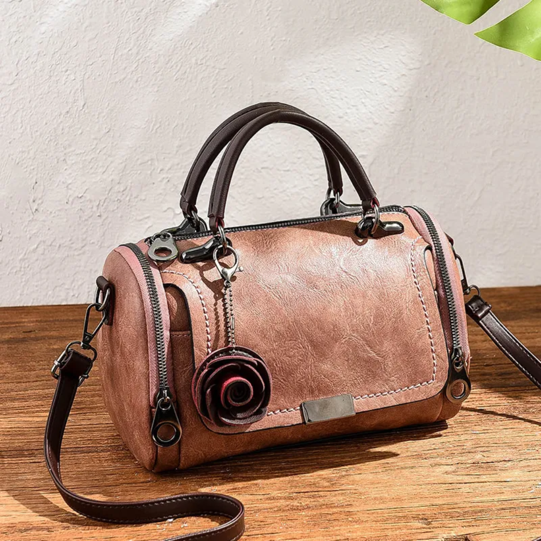 Dahlia Boston Bag | Chic & Versatile with Retro Elegance