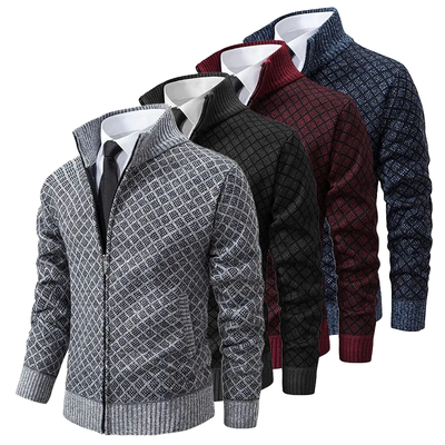 Sebastian™ – Stylish Knitted Jacquard Sweater for Men