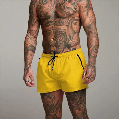 Boris Quick-Dry Swim Trunks | Stylish Drawstring Swim Shorts with Zipper Pockets