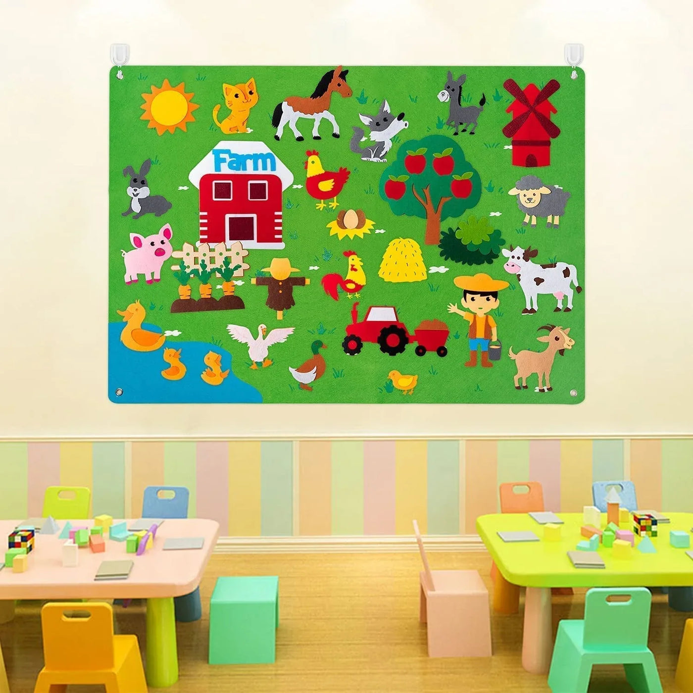 FeltPatch™ | Imaginative Learning with Animals & Nature – Felt Play Board for Kids