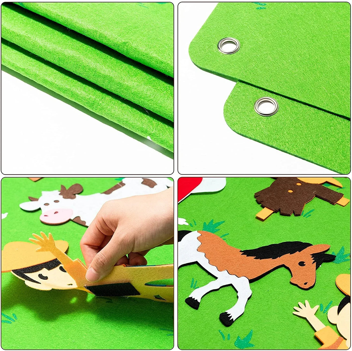 FeltPatch™ | Imaginative Learning with Animals & Nature – Felt Play Board for Kids