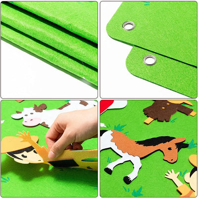 FeltPatch™ | Imaginative Learning with Animals & Nature – Felt Play Board for Kids