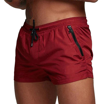 Boris Quick-Dry Swim Trunks | Stylish Drawstring Swim Shorts with Zipper Pockets