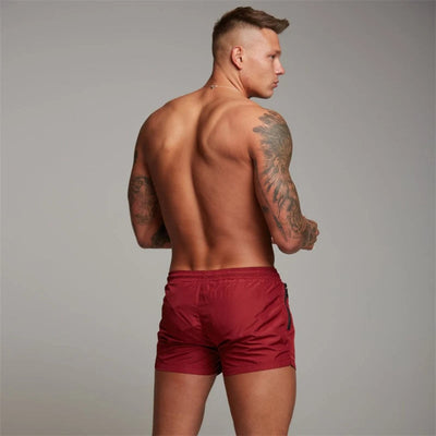 Boris Quick-Dry Swim Trunks | Stylish Drawstring Swim Shorts with Zipper Pockets