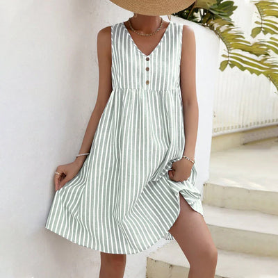 Sena Chic Striped Shift Dress - Effortless Style for Every Occasion