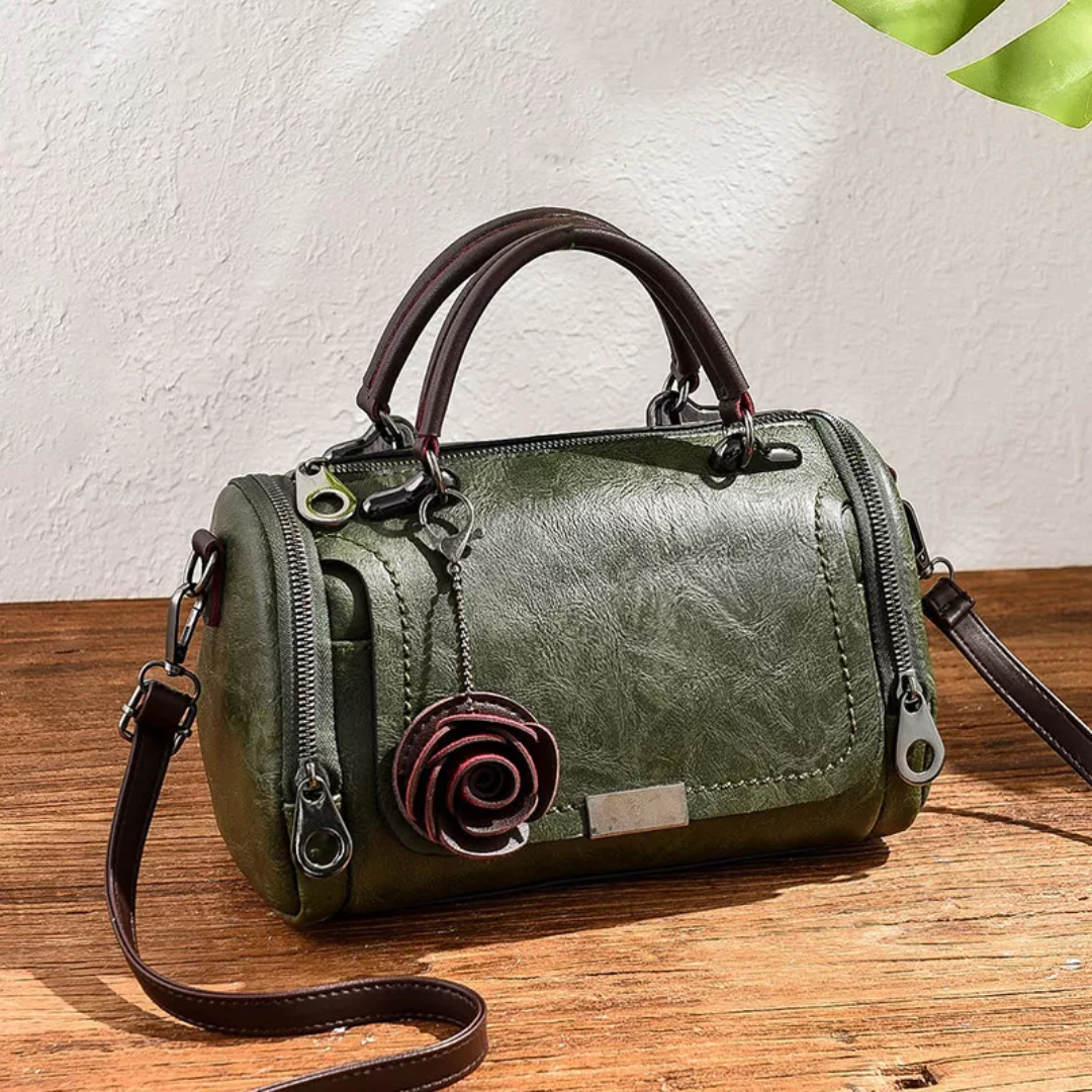 Dahlia Boston Bag | Chic & Versatile with Retro Elegance