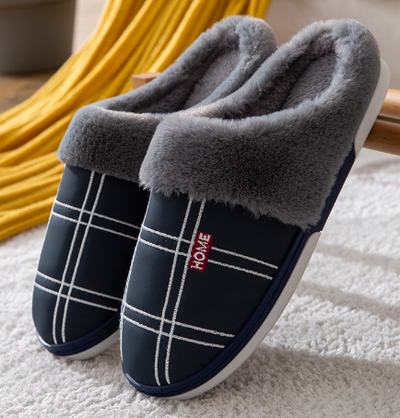 Gents™ Plaid Winter Slippers | Always Warm Feet in Style!