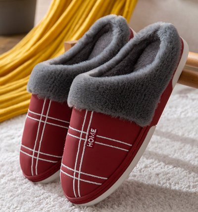 Gents™ Plaid Winter Slippers | Always Warm Feet in Style!