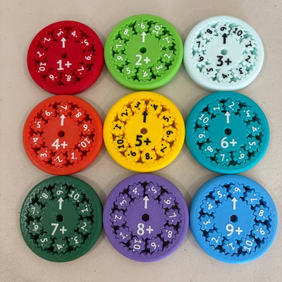 Math Fact Fidget Spinners - A fun way to learn math and stay focused!