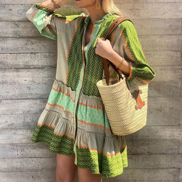 Boho Summer Mini Dress