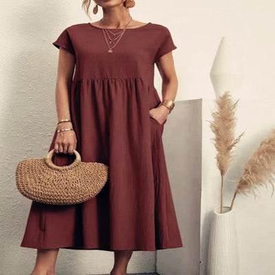 Linen Bliss Summer Dress