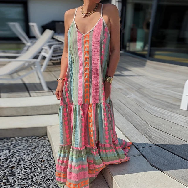 Boho Summer Party Dress