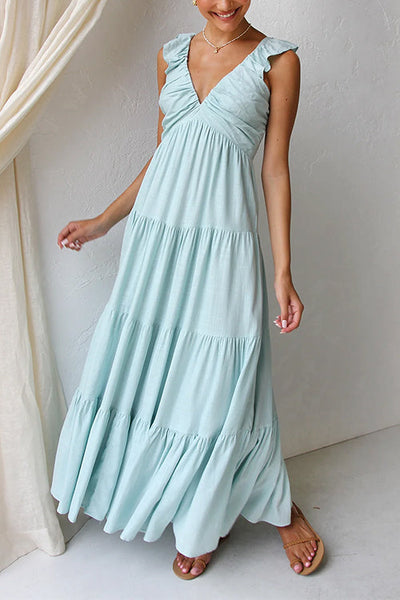 Ella Ruffle Maxi Dress