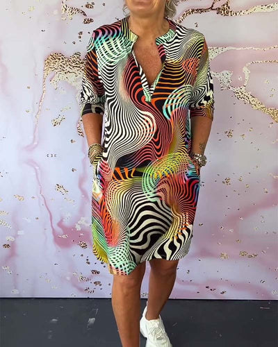 Vibrant Breeze Dress