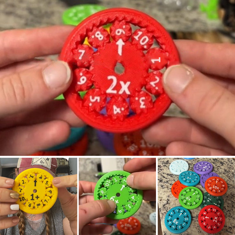 Math Fact Fidget Spinners - A fun way to learn math and stay focused!