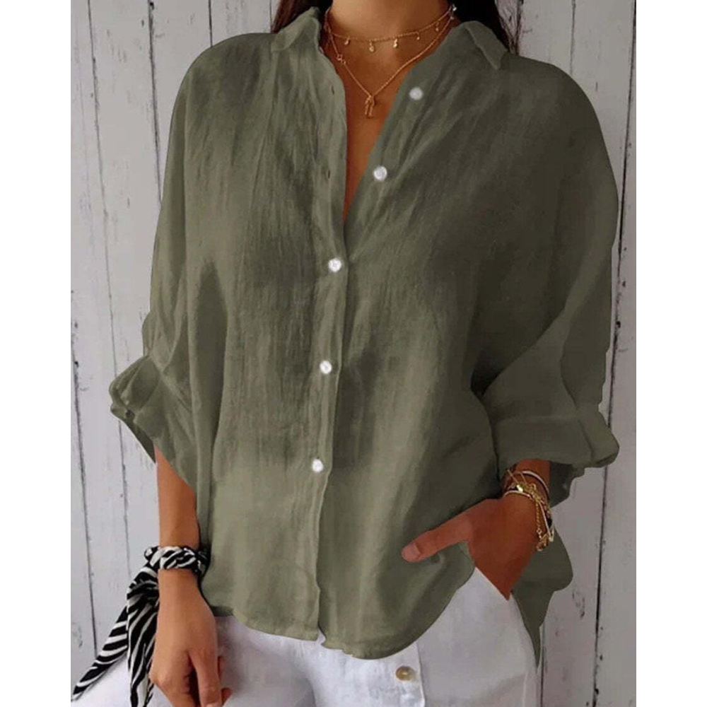 Lux Linen Blouse - Buy 1 Get 1 Free!