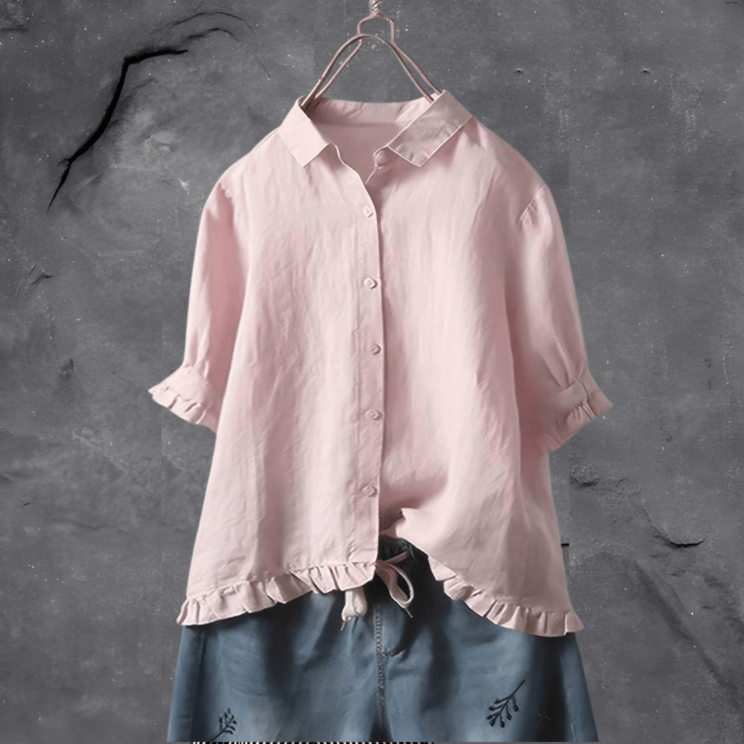 Chic Cotton Charm - Jeanne Blouse