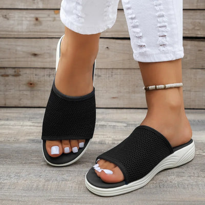 Retro Chic Wedge Sandals