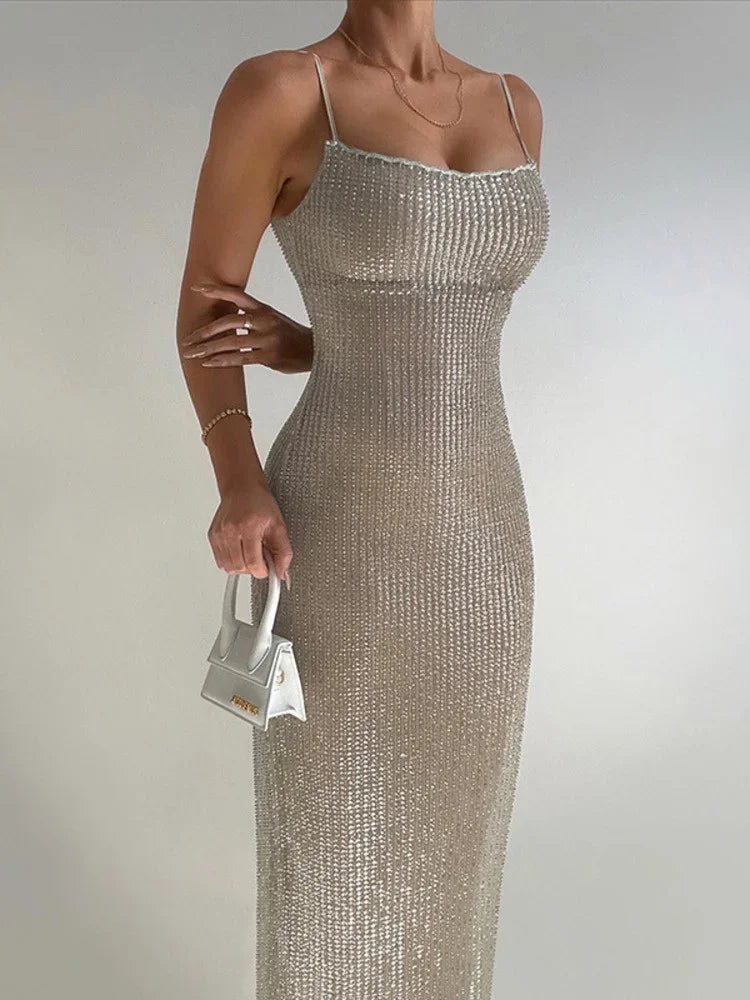 Sparkle Maxi Party Dress