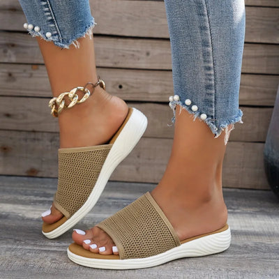 Retro Chic Wedge Sandals