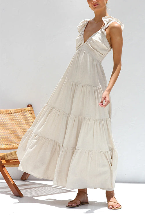 Ella Ruffle Maxi Dress