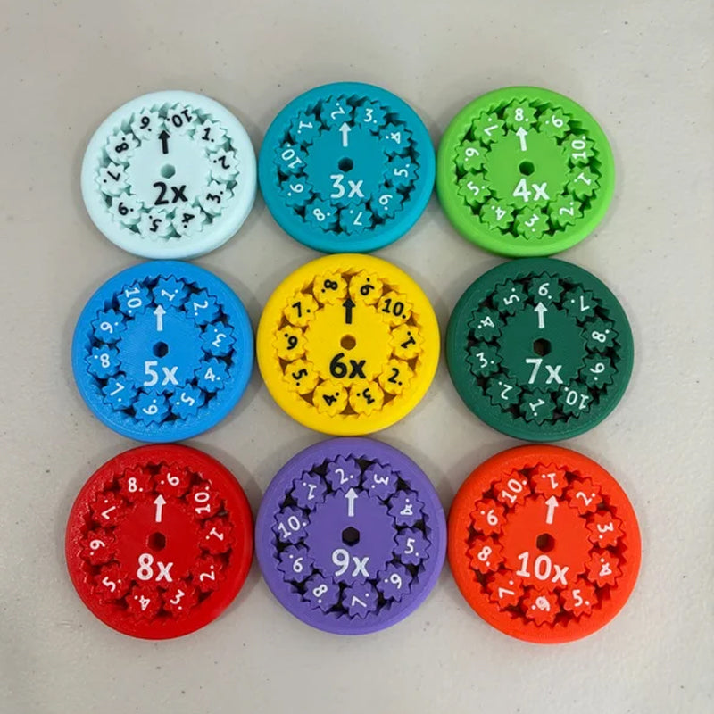 Math Fact Fidget Spinners - A fun way to learn math and stay focused!