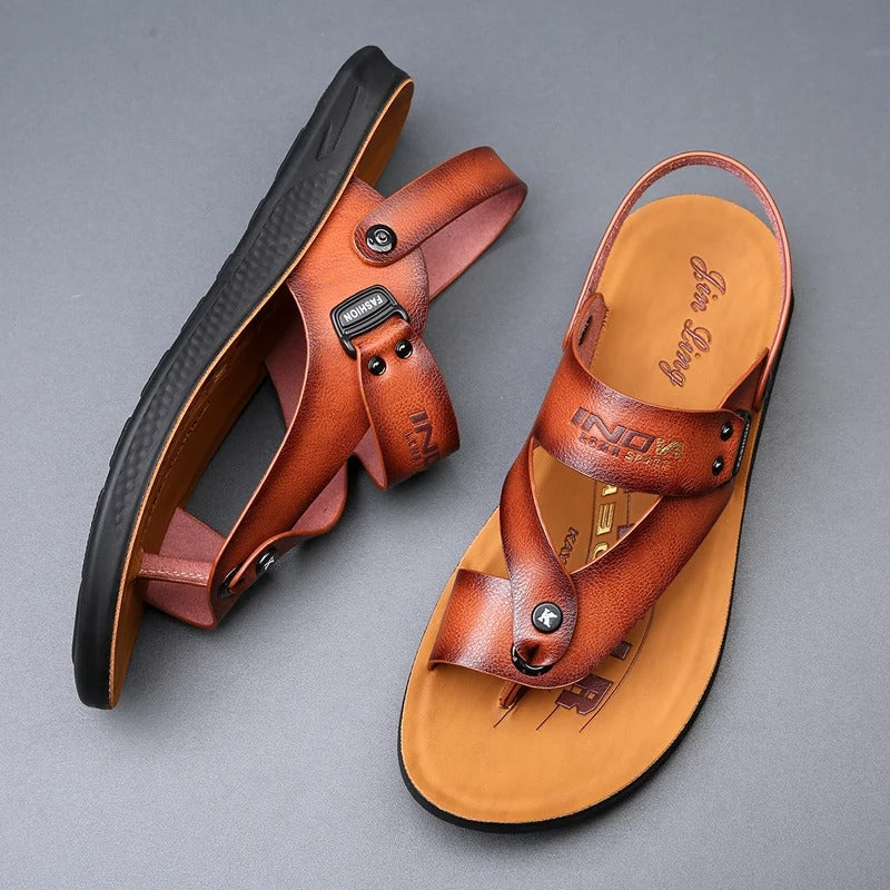 Giano Leather Slippers