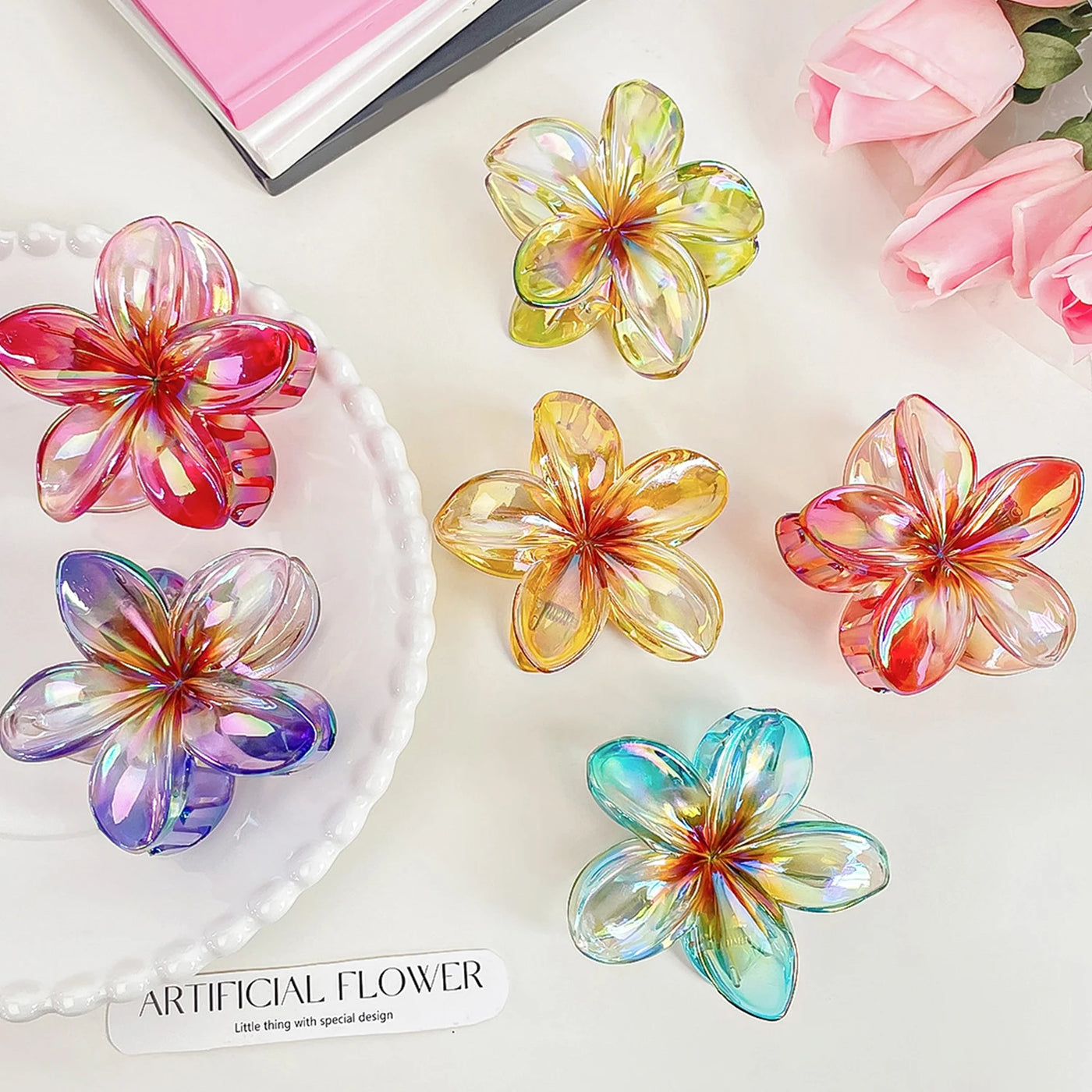 Sweet Flower Hair Claws - Buy 2 Get 1 Free!