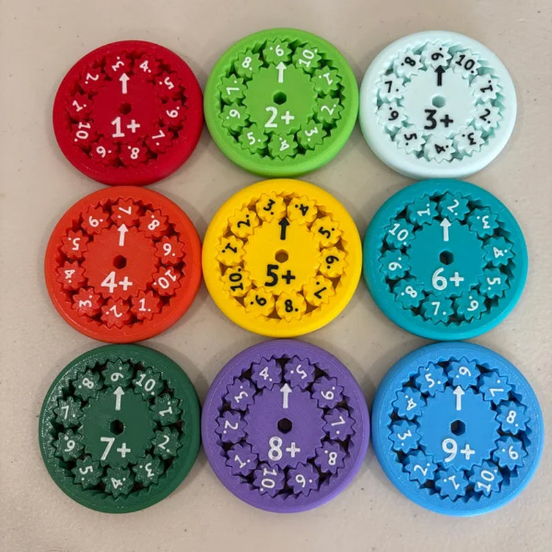 Math Fact Fidget Spinners - A fun way to learn math and stay focused!