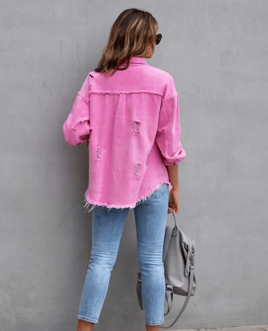 SunnyStitch Denim Jacket | Classic, Comfortable, and Stylish