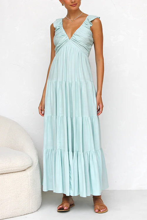 Ella Ruffle Maxi Dress