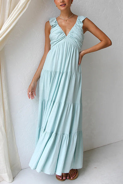 Ella Ruffle Maxi Dress