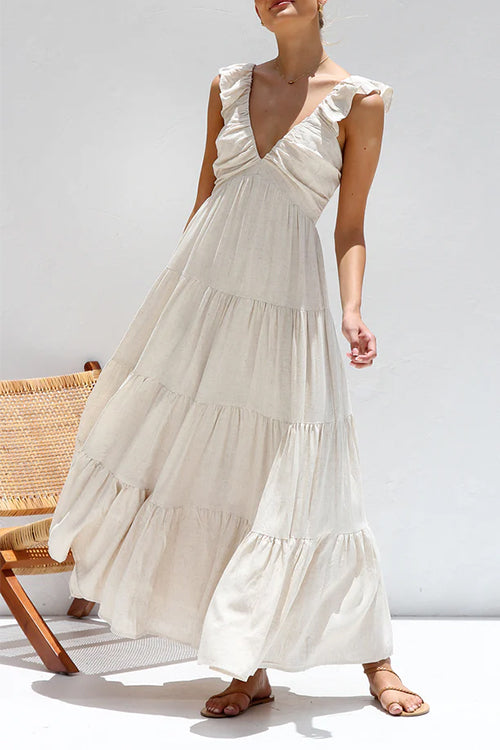 Ella Ruffle Maxi Dress