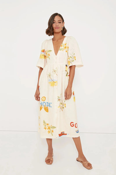 Elegant Summer Midi Dress