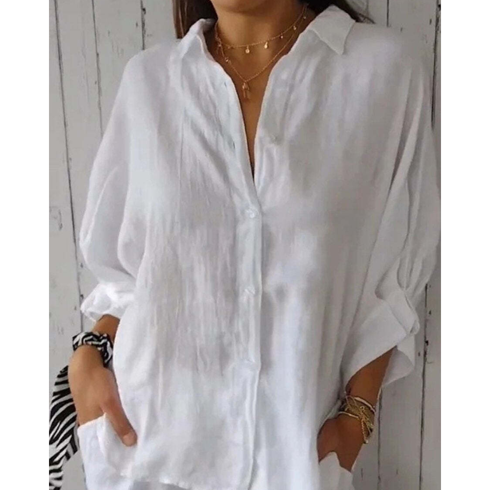 Lux Linen Blouse - Buy 1 Get 1 Free!