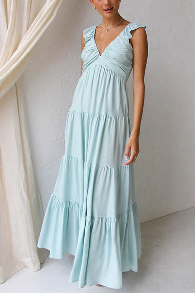 Ella Ruffle Maxi Dress