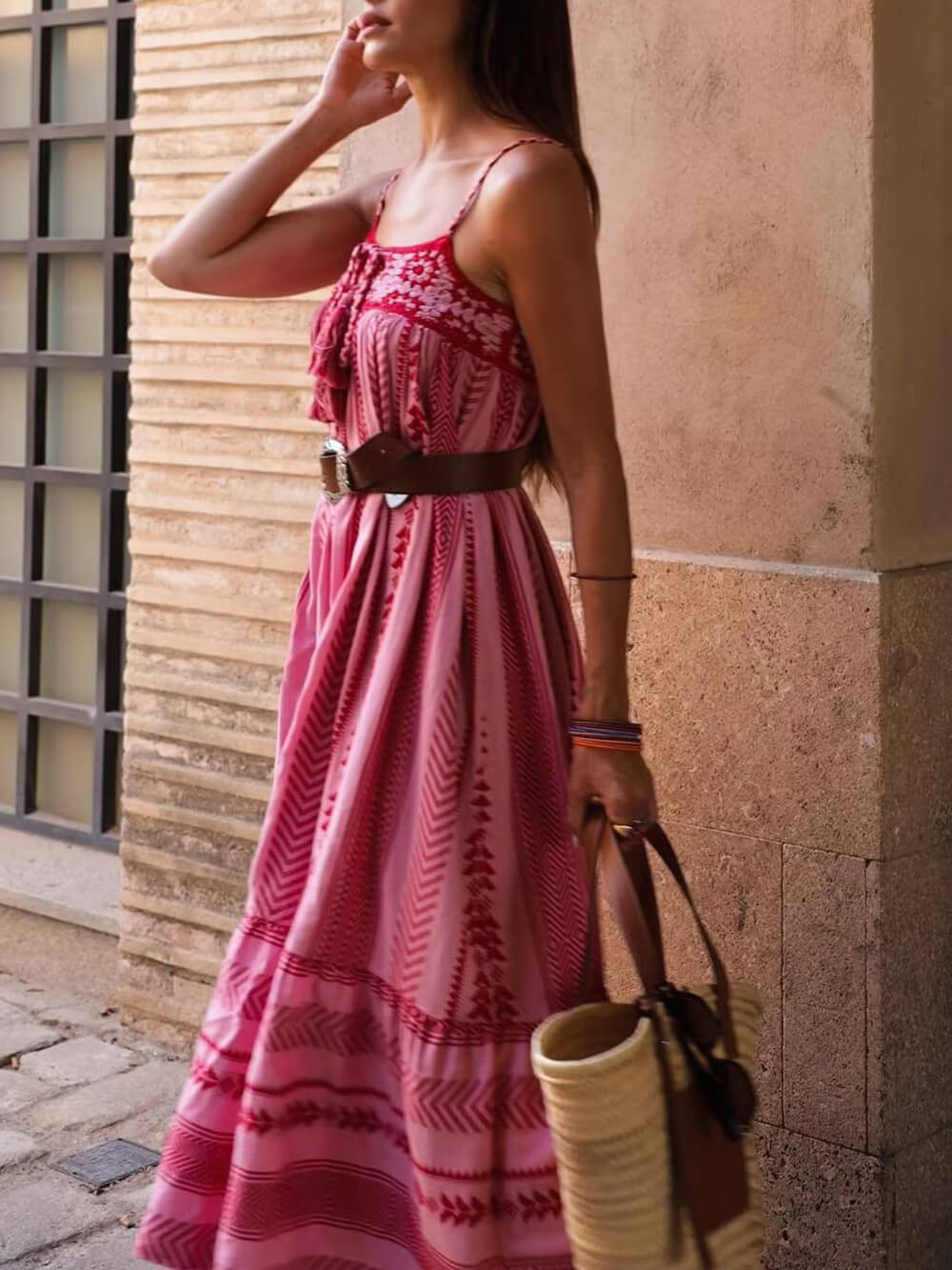 Boho Patchwork Maxi Dress