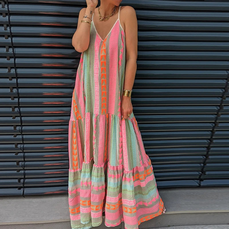 Boho Summer Party Dress