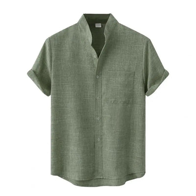 Heathered Linen Shirt