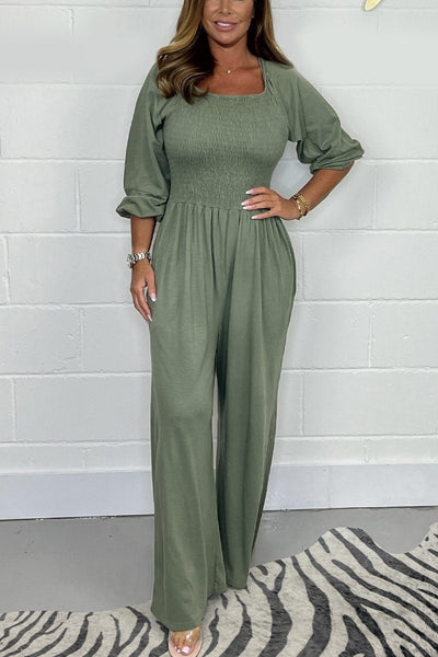 Timeless Elegance Jumpsuit - Feel confident and stylish all day long!