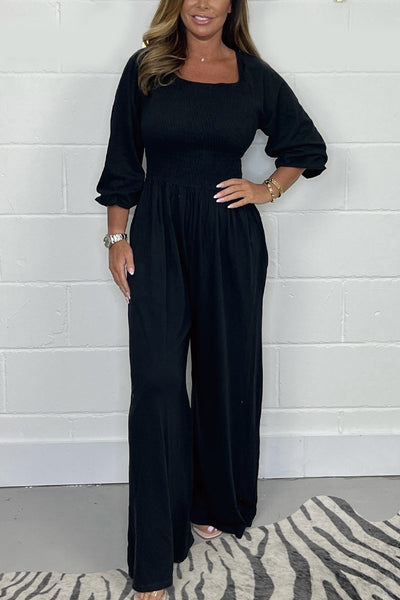 Timeless Elegance Jumpsuit - Feel confident and stylish all day long!